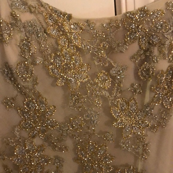 GORGEOUS Mon Cherie size 8 gown with clutch - Picture 6 of 15